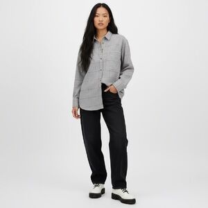 (#153)ABERCROMBIE & FITCH Oversized Plaid Flannel Shirt